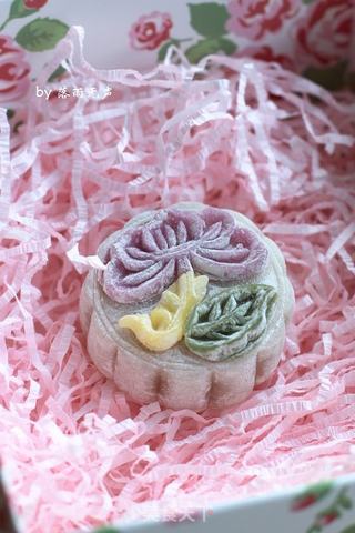 花样冰皮月饼的做法步骤:17