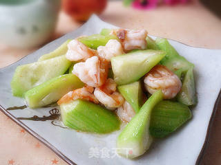 丝瓜炒虾仁的做法步骤:10