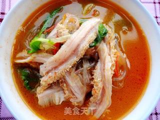 快速也能做出美味汤羹之------牛肚粉丝汤的做法步骤:9