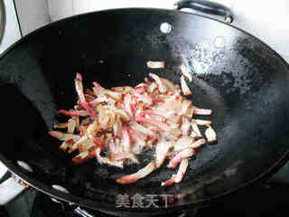 地道川渝美味——箜腊肉豌豆饭的做法步骤:6