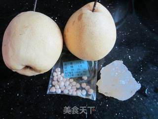 雪梨川贝冰糖水的做法步骤：1
