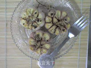 迷迭香烤大蒜的做法步骤:6