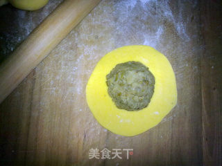 南瓜豆沙包的做法步骤:10