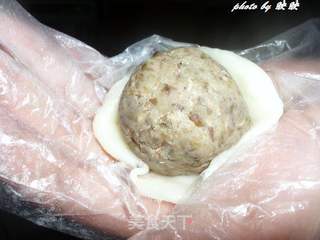 绿豆沙冰皮月饼的做法步骤:8