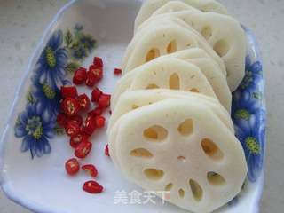 莲藕肉片的做法步骤:4