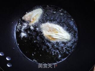 第一次的初尝试之------炸南瓜花的做法步骤:8