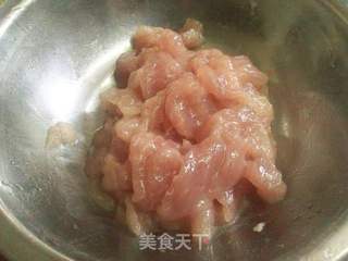 南瓜扒肉片的做法步骤:2