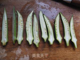 肉酿秋葵的做法步骤：5