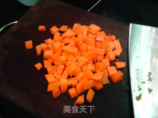 杂锦鸡丁便当的做法步骤：1