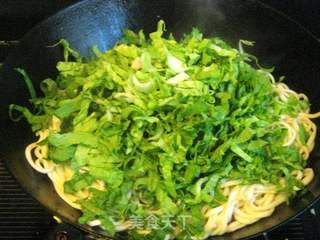 五花肉青菜焖面的做法步骤:9