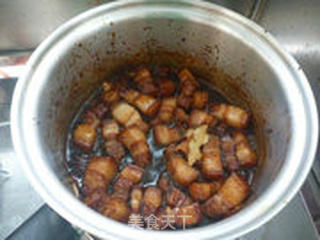 简易三杯红烧肉的做法步骤:6