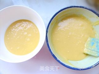烘焙【改变】一份心情——苹果双色戚风的做法步骤:12