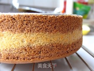 烘焙【改变】一份心情——苹果双色戚风的做法步骤:19