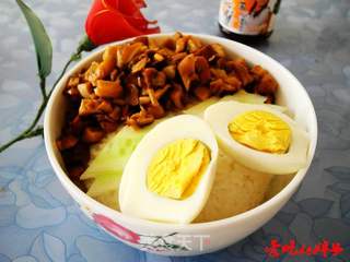 香菇肉酱饭的做法步骤:15