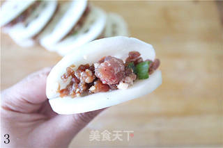 【椒盐藕夹】南北方家庭都爱吃的酥炸肉馅莲藕的做法步骤:3