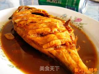 红烧扒皮鱼的做法步骤:8