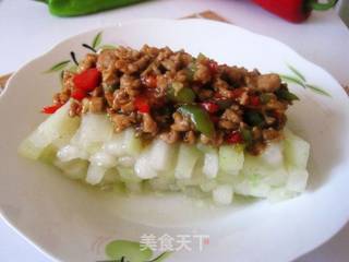 肉米冬瓜的做法步骤:12