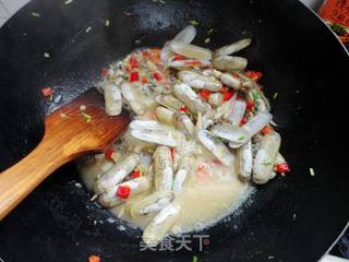 张炎家的美味海鲜菜之二------炒蛏子的做法步骤:8