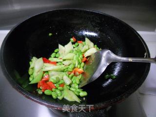 丝瓜毛豆的做法步骤：5