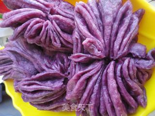 紫薯菊花卷的做法步骤：20