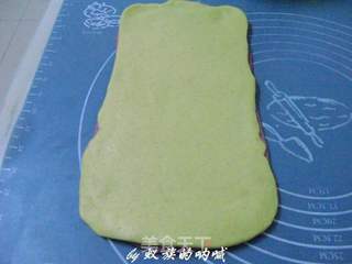 南瓜紫薯双色馒头的做法步骤：6