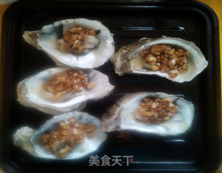 蒜蓉烤生蚝的做法步骤:5