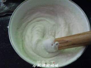 抹茶蜜豆冰皮月饼的做法步骤:3