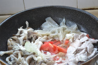 酸辣白肉片的做法步骤:7