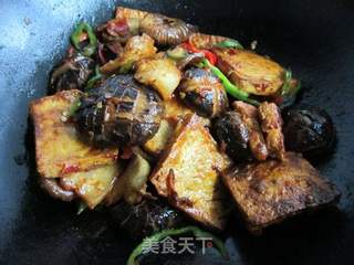 干锅豆腐的做法步骤:14