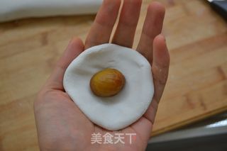 低热量零食【栗子糯米团】的做法步骤：4