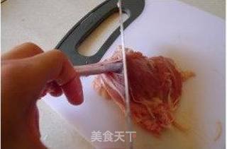 照烧鸡腿饭(鸡腿剔骨图解)的做法步骤:4