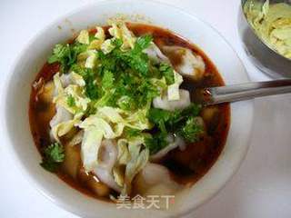 鲜肉红油小馄饨的做法步骤：18