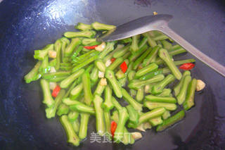素炒刀豆的做法步骤:6