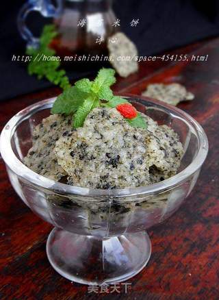 给剩米饭一个华丽的展示舞台----海苔烤米饼的做法步骤:9