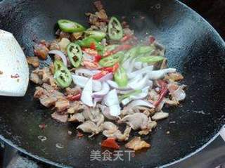 香辣火腿鸡胗的做法步骤:9