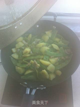 干锅豆角土豆的做法步骤:7