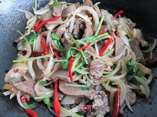 爆炒牛头肉——新疆味道的做法步骤:11