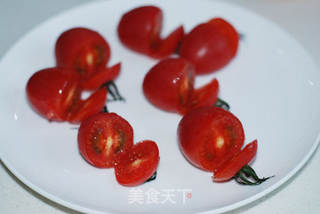 西柚燕麦番茄盏的做法步骤:2