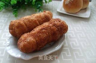 炸热狗的做法步骤:11