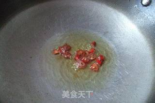 萝卜干炒毛豆的做法步骤:4