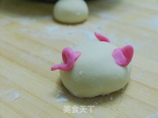“萌”动你的心——小猪水果包的做法步骤:12