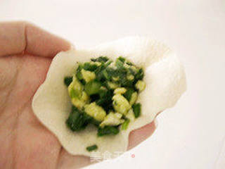 韭菜鸡蛋虾皮水饺的做法步骤:12