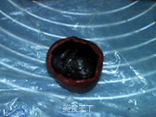 紫薯桃山月饼的做法步骤:15