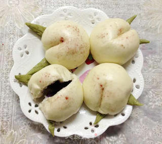 寿桃包的做法步骤:13