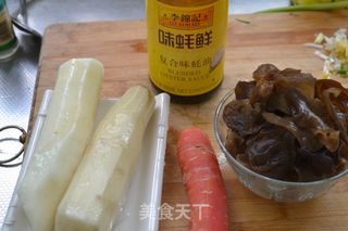 养生菜【蚝油木耳炒山药】的做法步骤：1