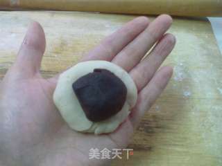 喜迎中秋——红豆沙菊花酥的做法步骤:9