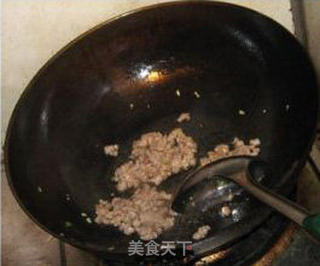 榄菜肉末四季豆的做法步骤:5