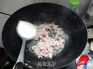 豆角肉丝焖面的做法步骤:5