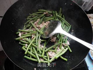豆角肉丝焖面的做法步骤:6