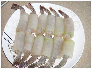 冬瓜虾卷的做法步骤：11